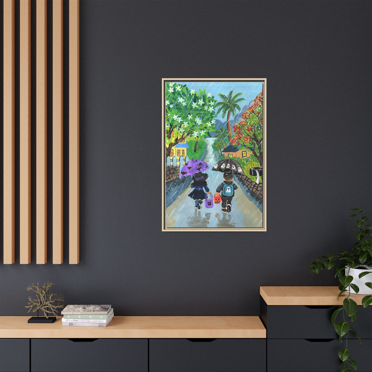 Paradise Park Memories - Framed Canvas Print