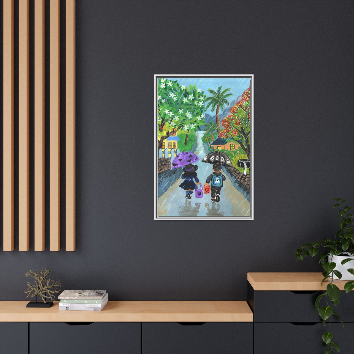 Paradise Park Memories - Framed Canvas Print