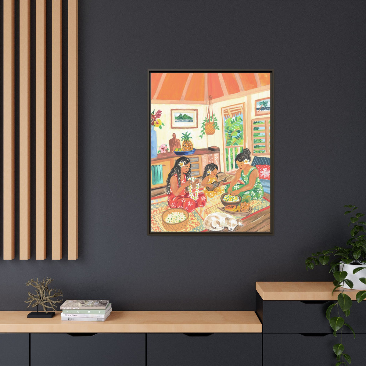 Homegrown - Framed Matte Canvas Art