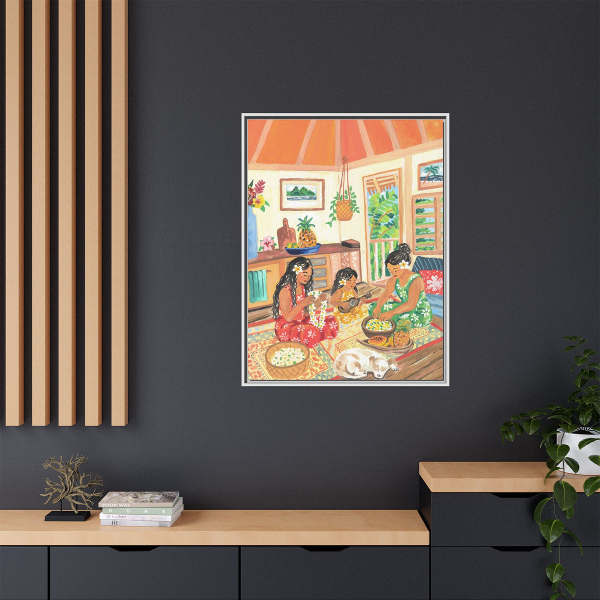 Homegrown - Framed Matte Canvas Art