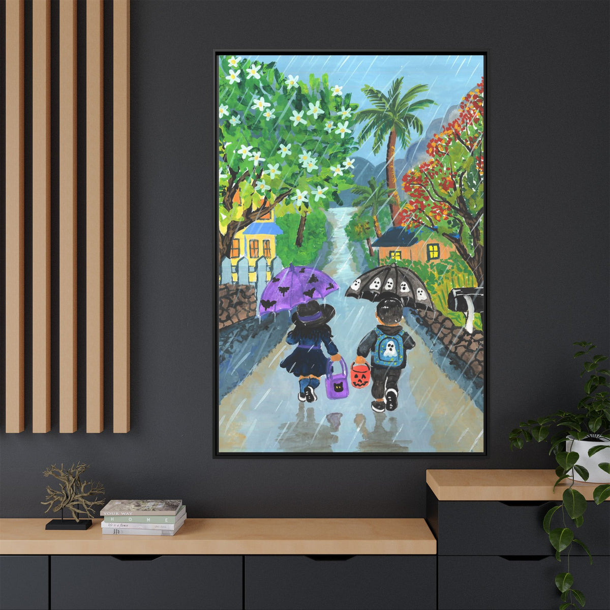 Paradise Park Memories - Framed Canvas Print