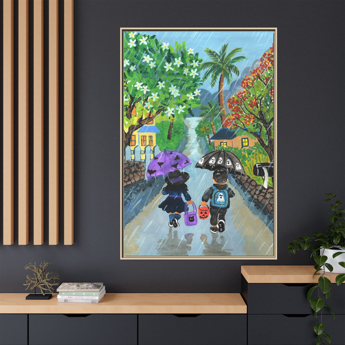Paradise Park Memories - Framed Canvas Print