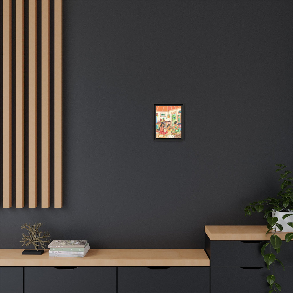Homegrown - Framed Matte Canvas Art