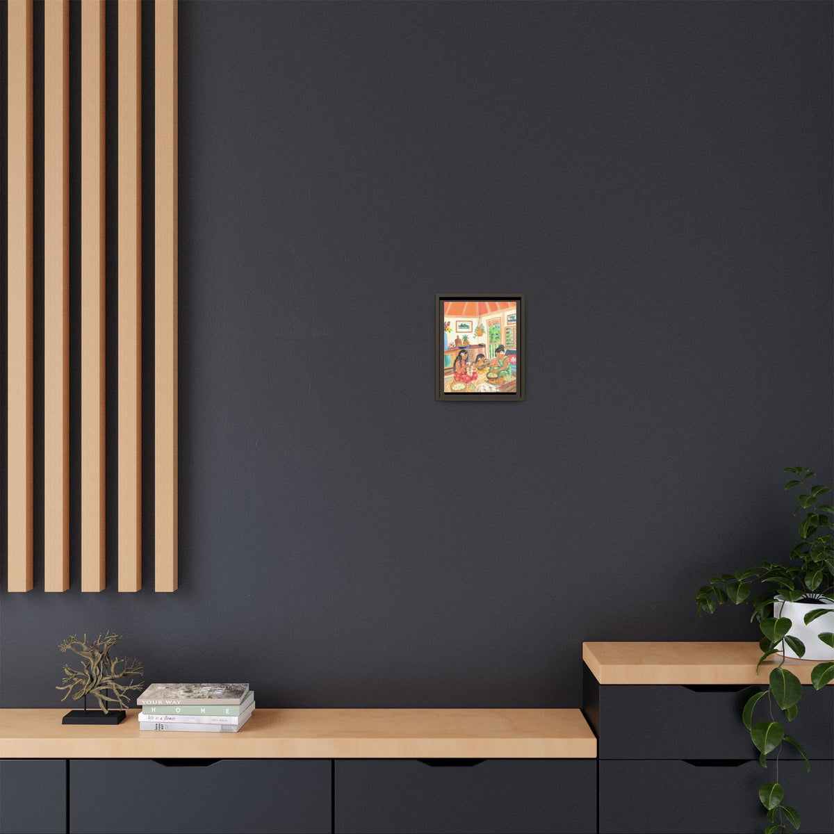 Homegrown - Framed Matte Canvas Art