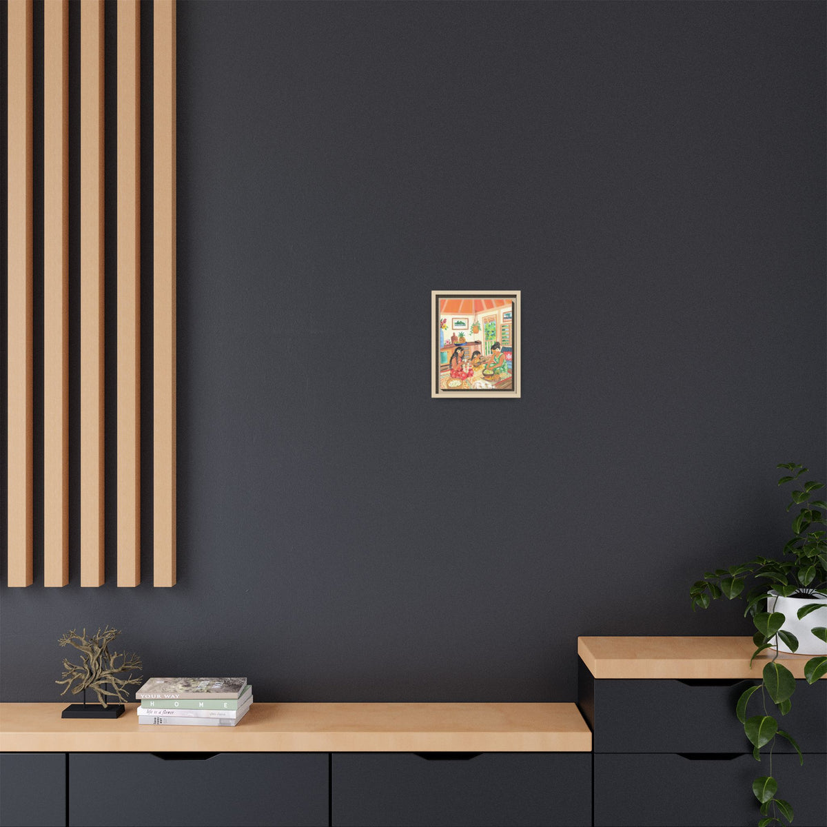 Homegrown - Framed Matte Canvas Art