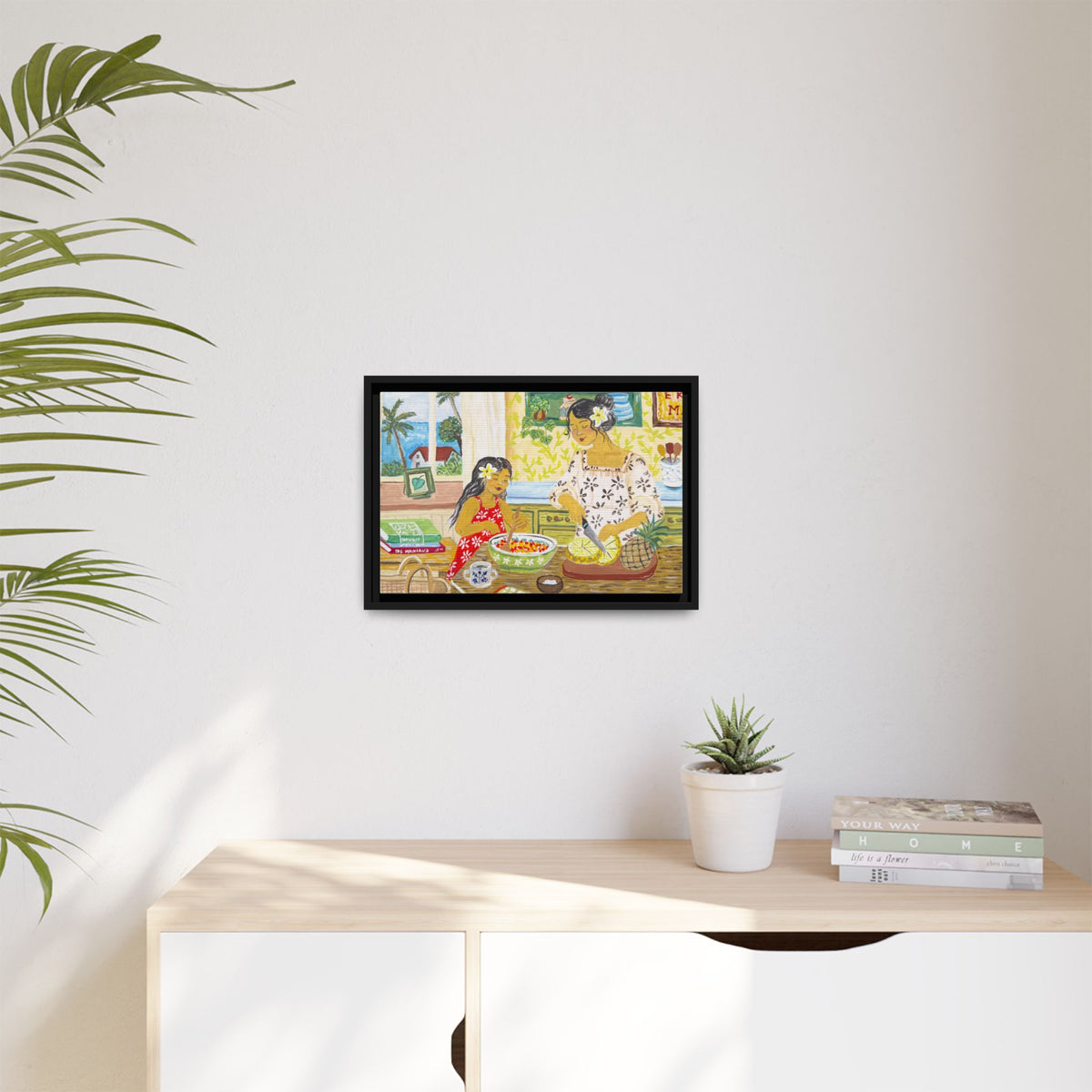 Aloha Sunday - Framed Canvas Print