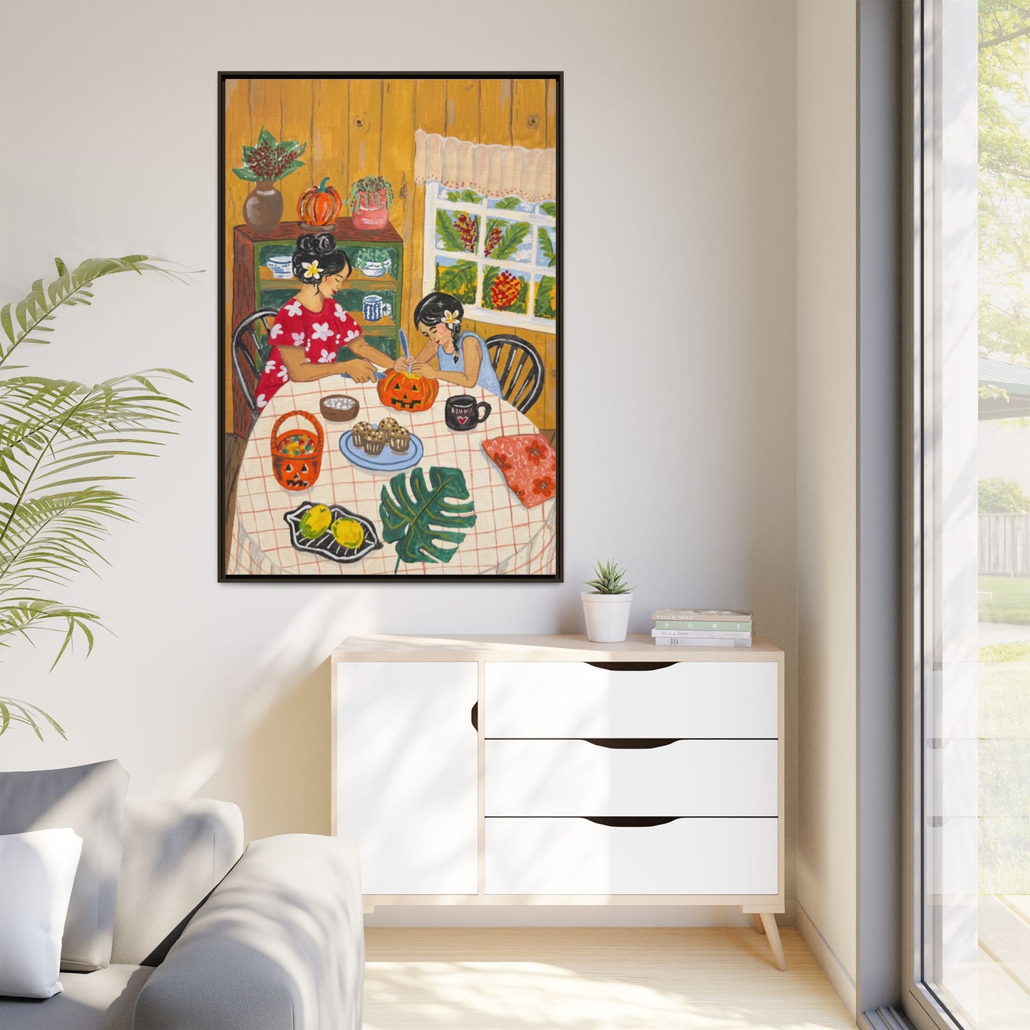 Hilo Halloween - Framed Canvas Print