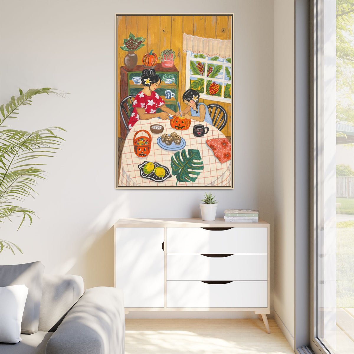 Hilo Halloween - Framed Canvas Print