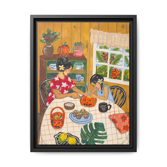 Hilo Halloween - Framed Canvas Print