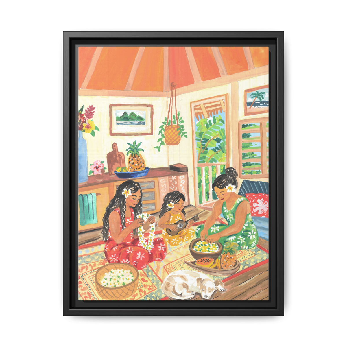 Homegrown - Framed Matte Canvas Art