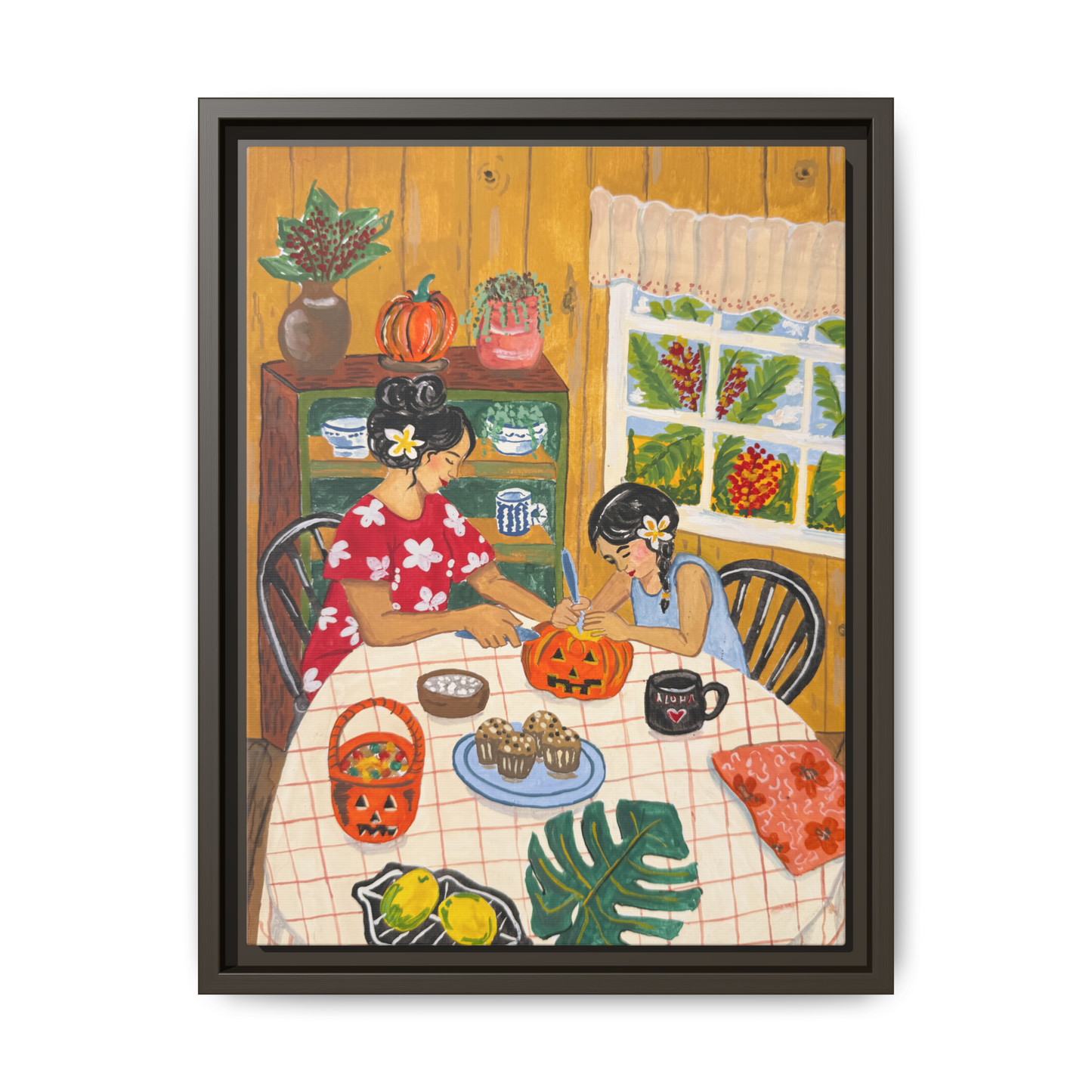 Hilo Halloween - Framed Canvas Print