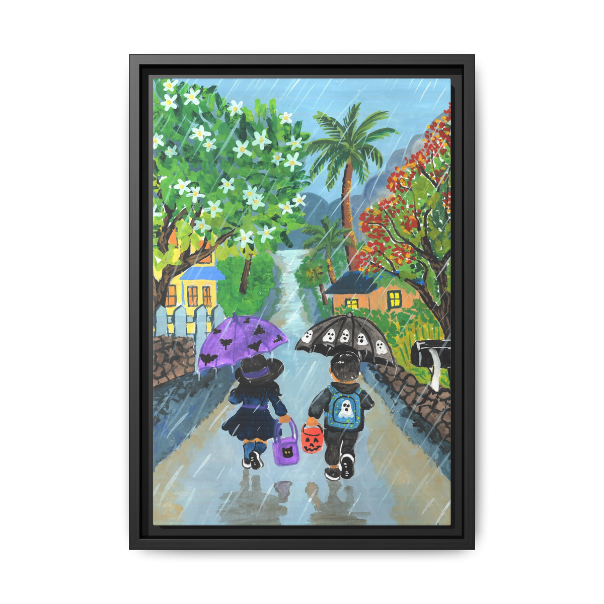 Paradise Park Memories - Framed Canvas Print