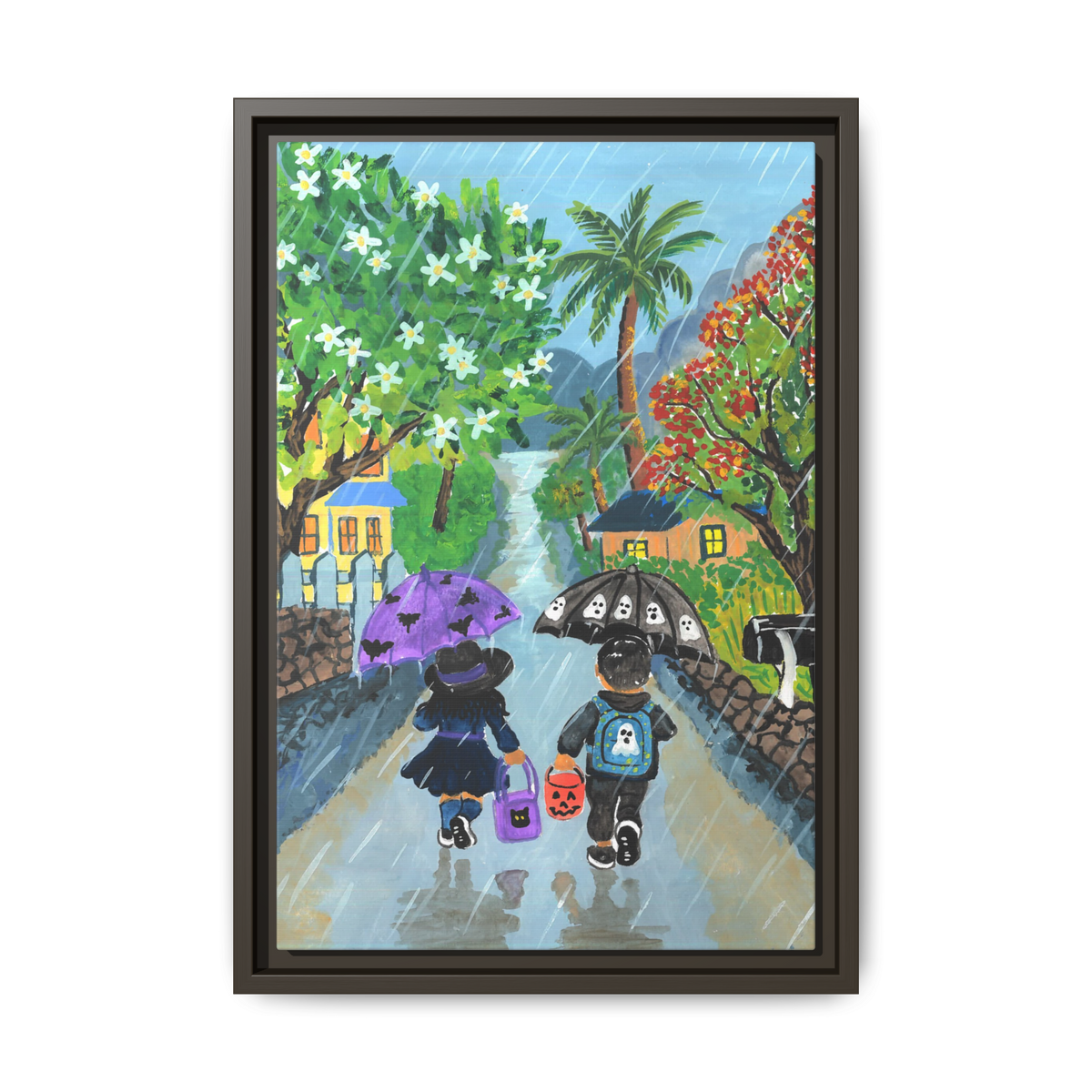 Paradise Park Memories - Framed Canvas Print