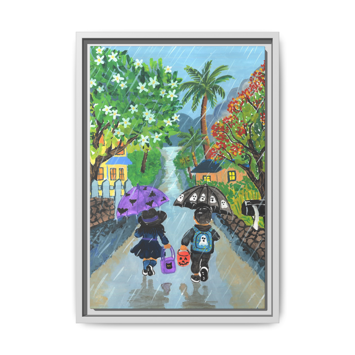 Paradise Park Memories - Framed Canvas Print