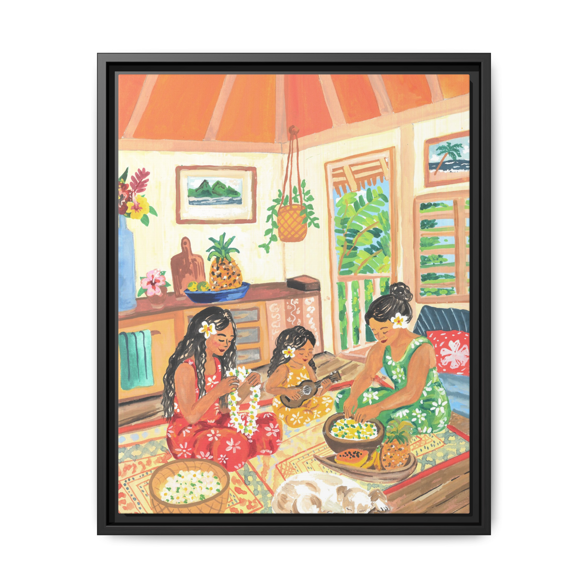 Homegrown - Framed Matte Canvas Art