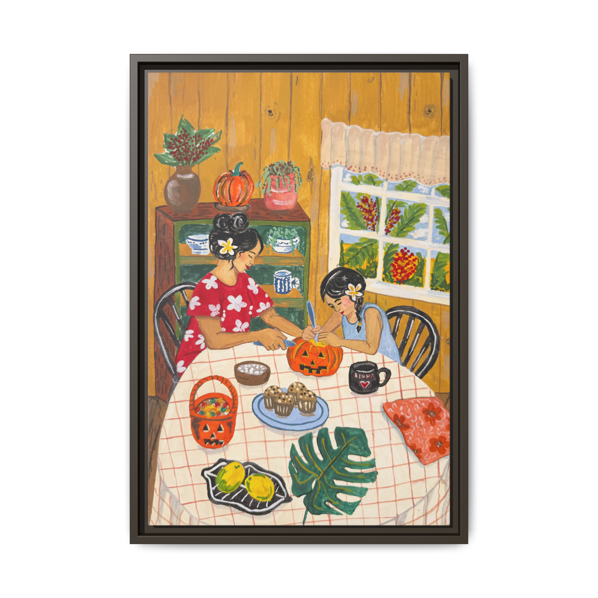 Hilo Halloween - Framed Canvas Print