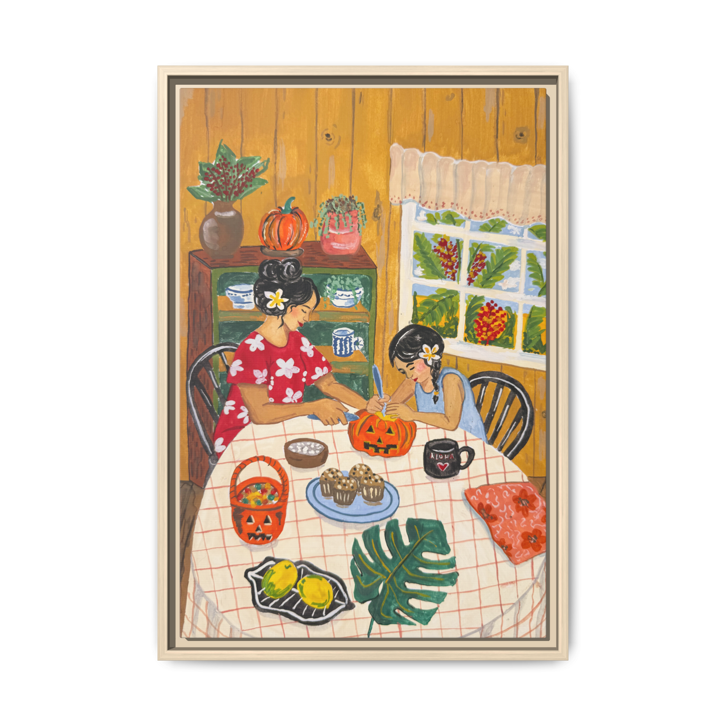 Hilo Halloween - Framed Canvas Print