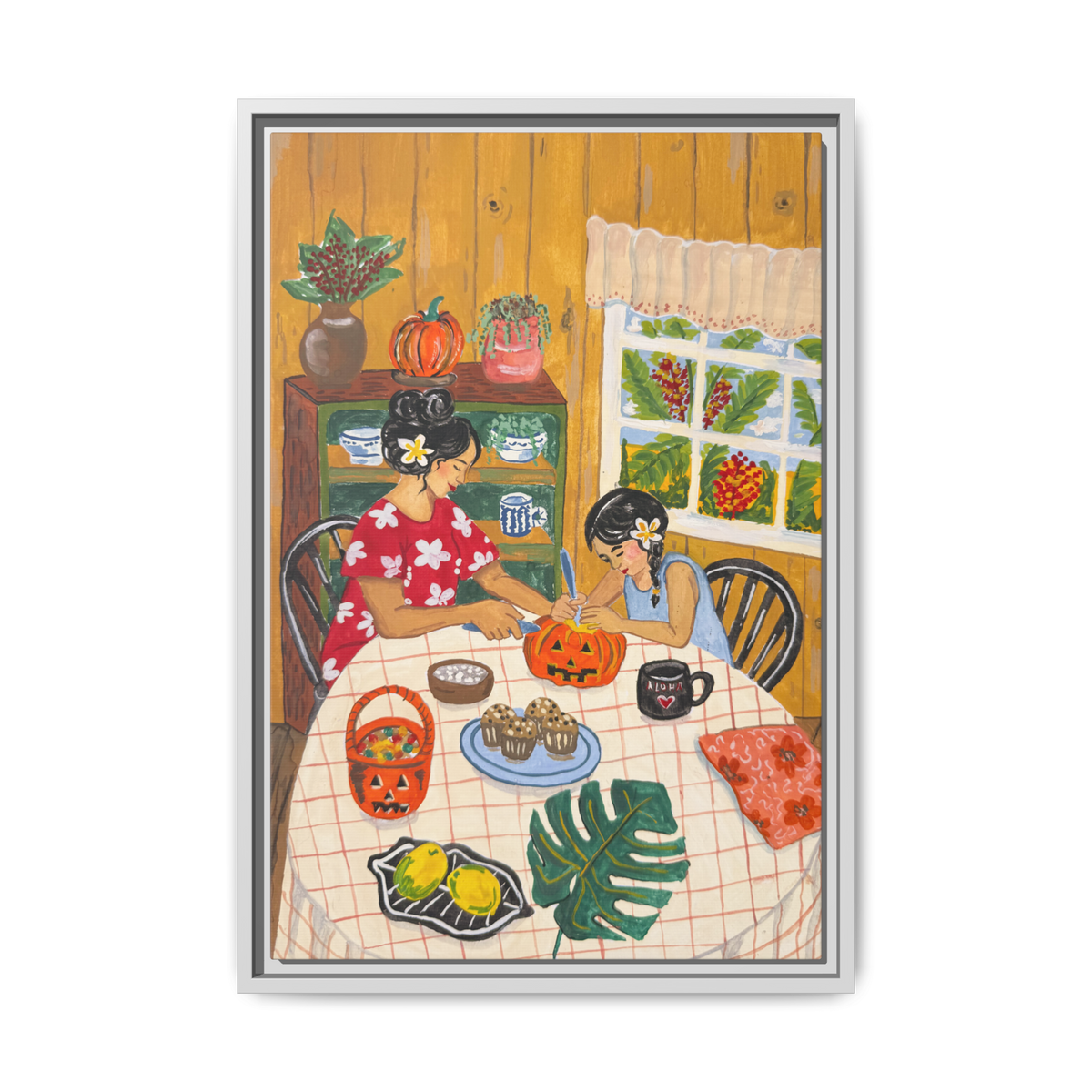 Hilo Halloween - Framed Canvas Print