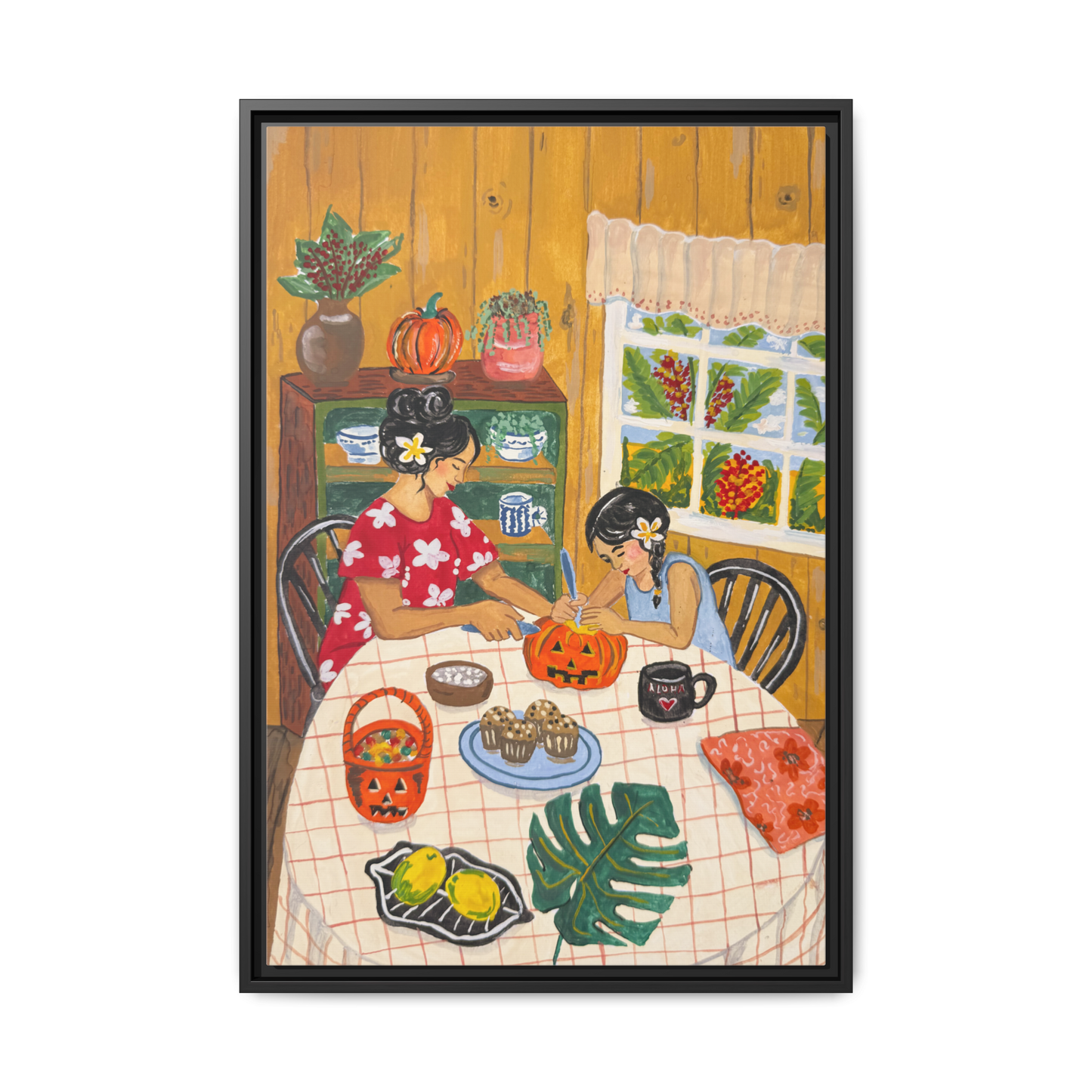Hilo Halloween - Framed Canvas Print