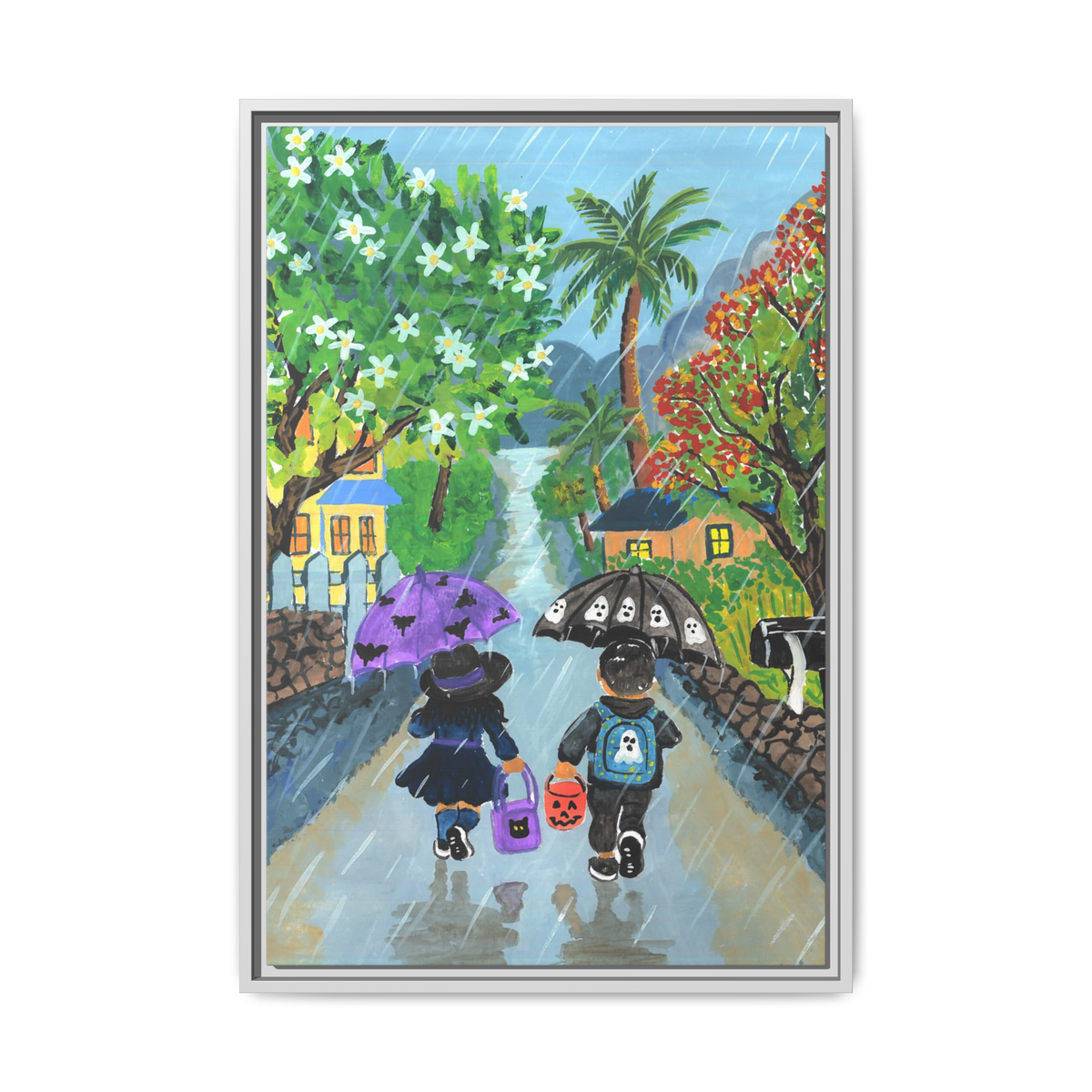 Paradise Park Memories - Framed Canvas Print
