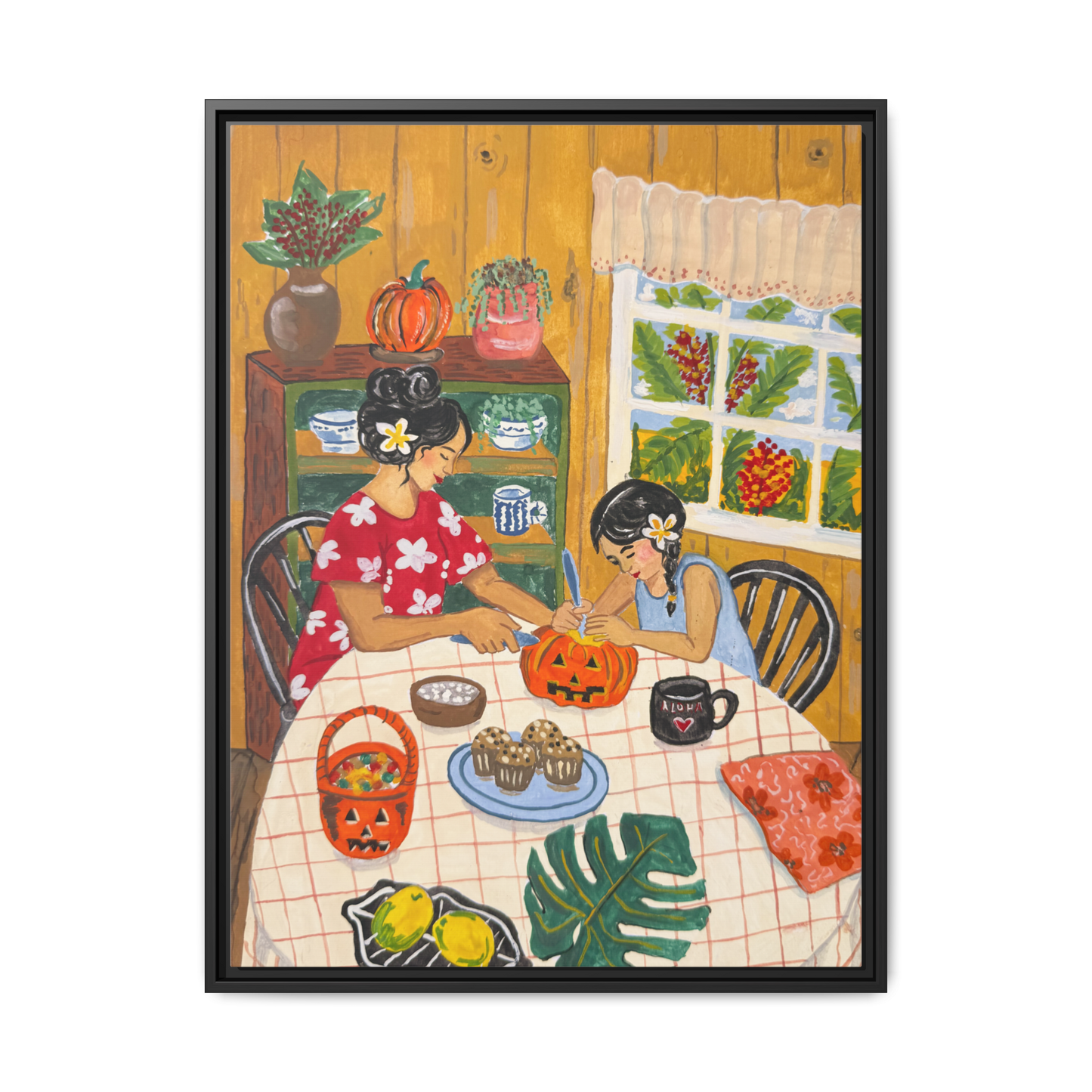 Hilo Halloween - Framed Canvas Print