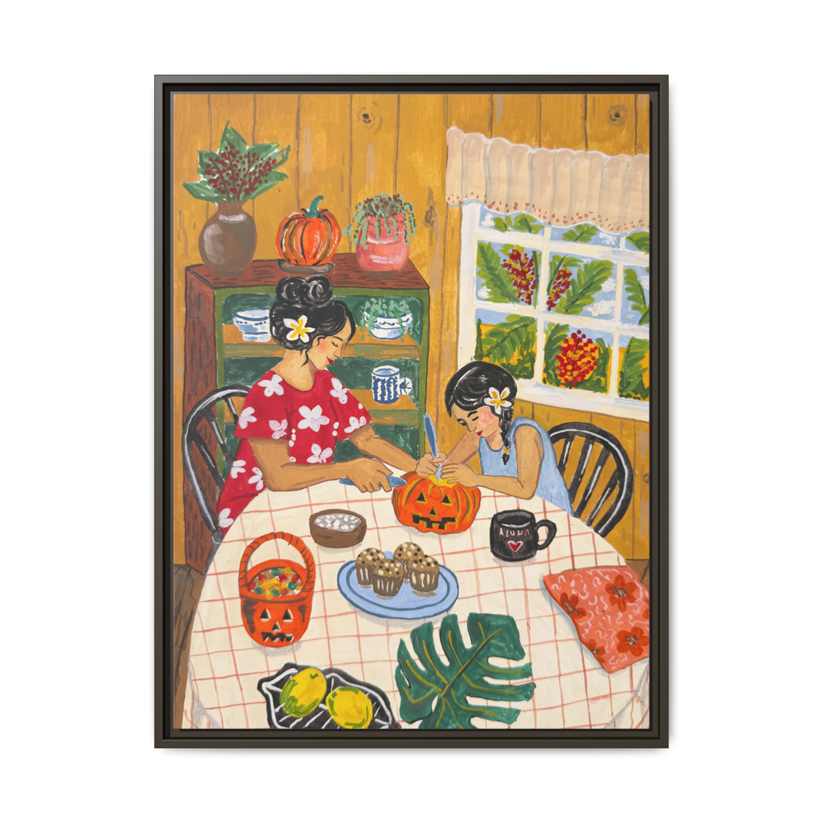 Hilo Halloween - Framed Canvas Print