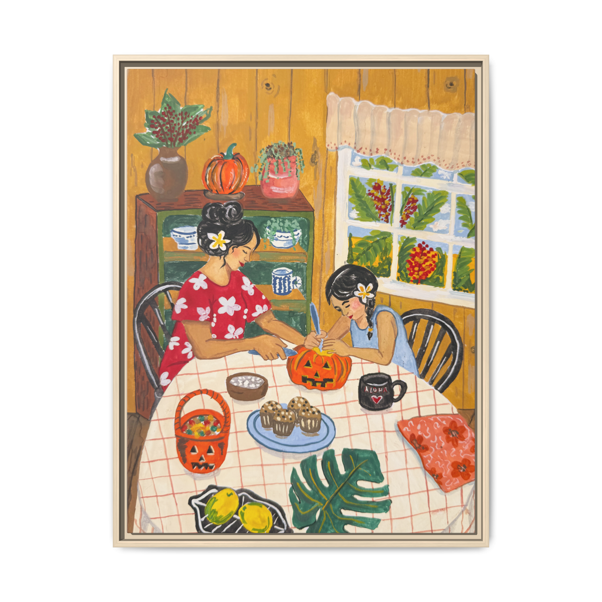 Hilo Halloween - Framed Canvas Print