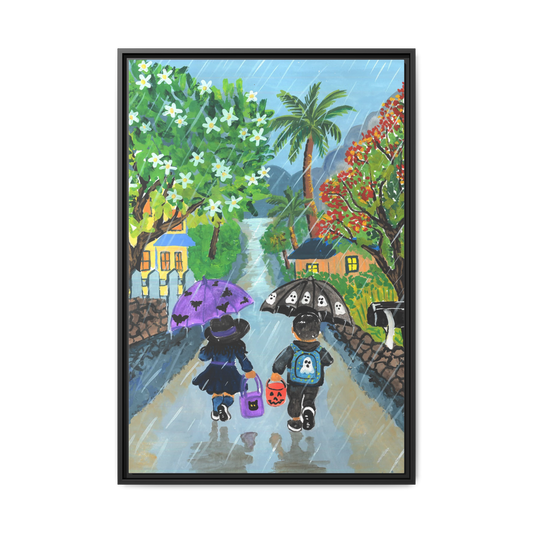 Paradise Park Memories - Framed Canvas Print