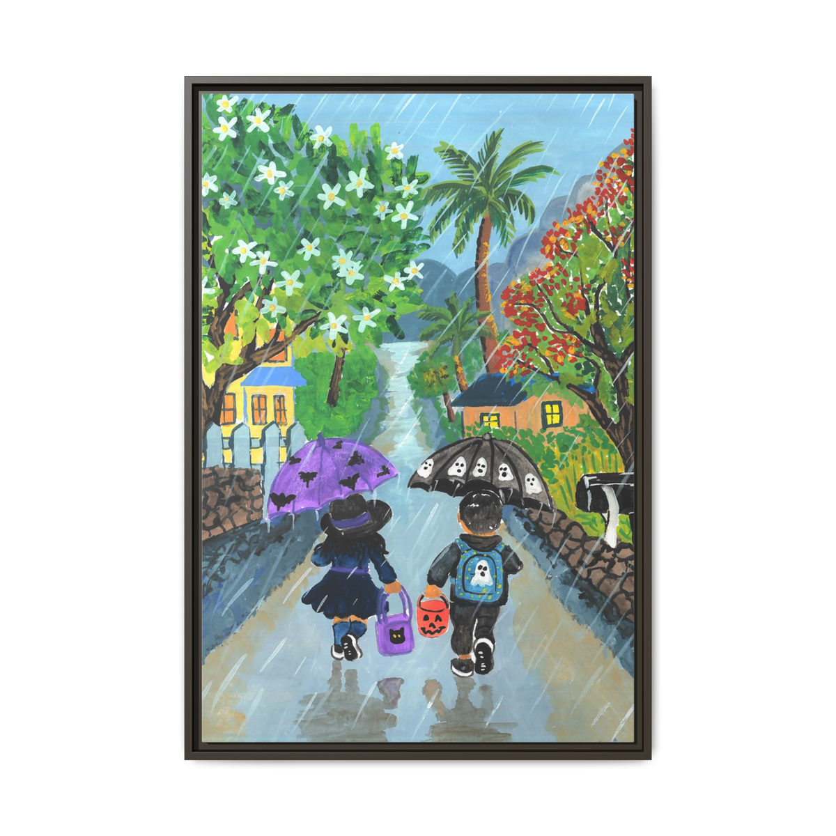 Paradise Park Memories - Framed Canvas Print