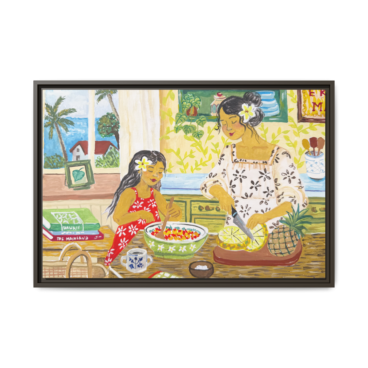 Aloha Sunday - Framed Canvas Print