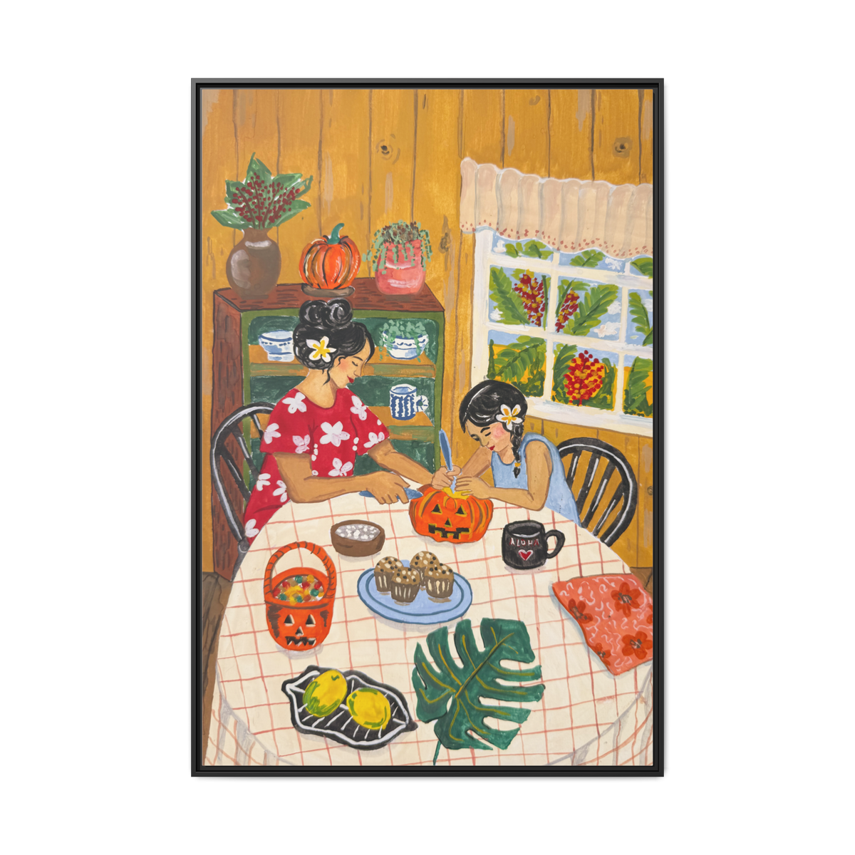 Hilo Halloween - Framed Canvas Print