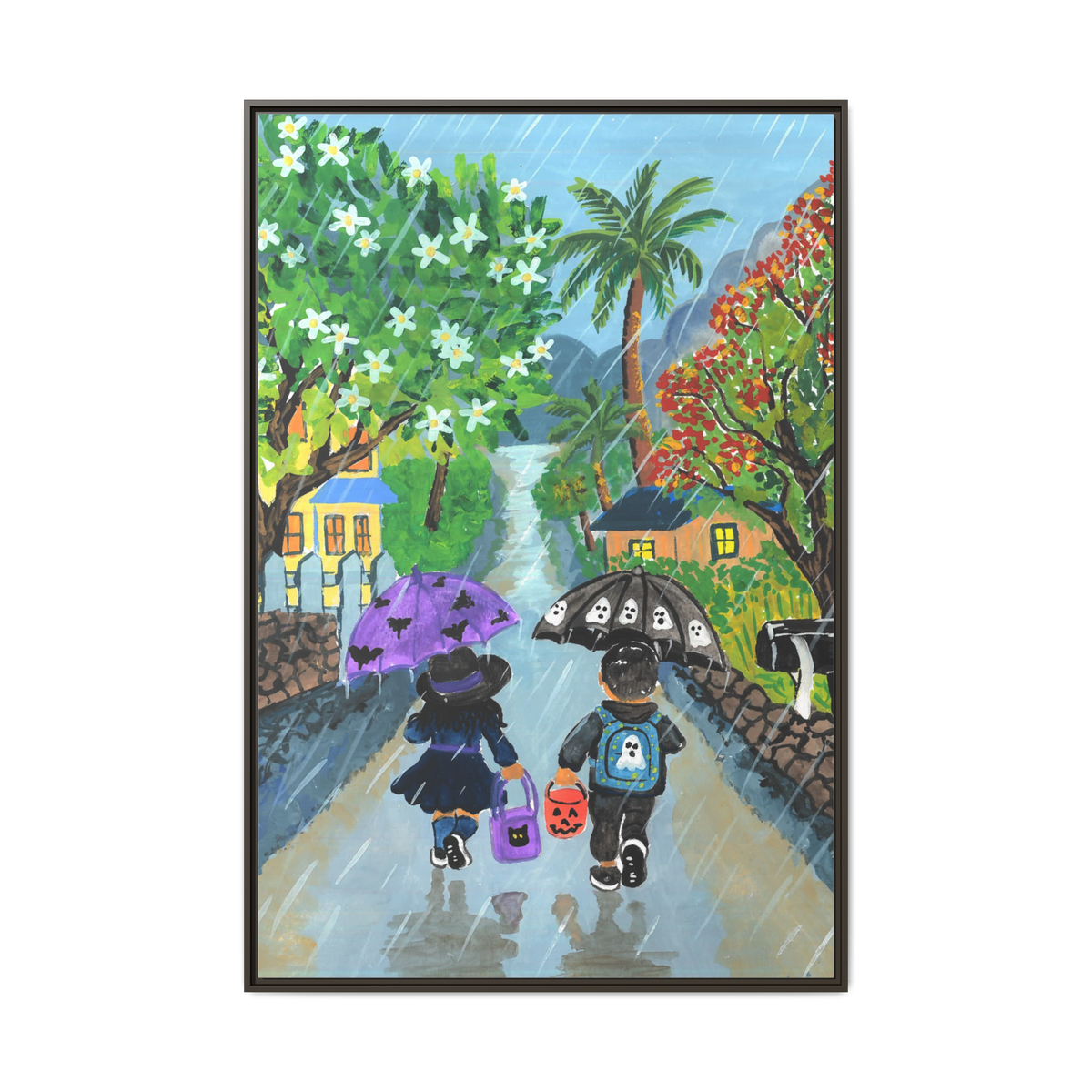 Paradise Park Memories - Framed Canvas Print