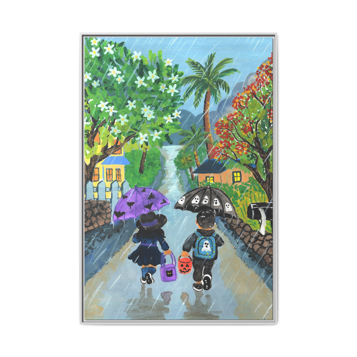 Paradise Park Memories - Framed Canvas Print