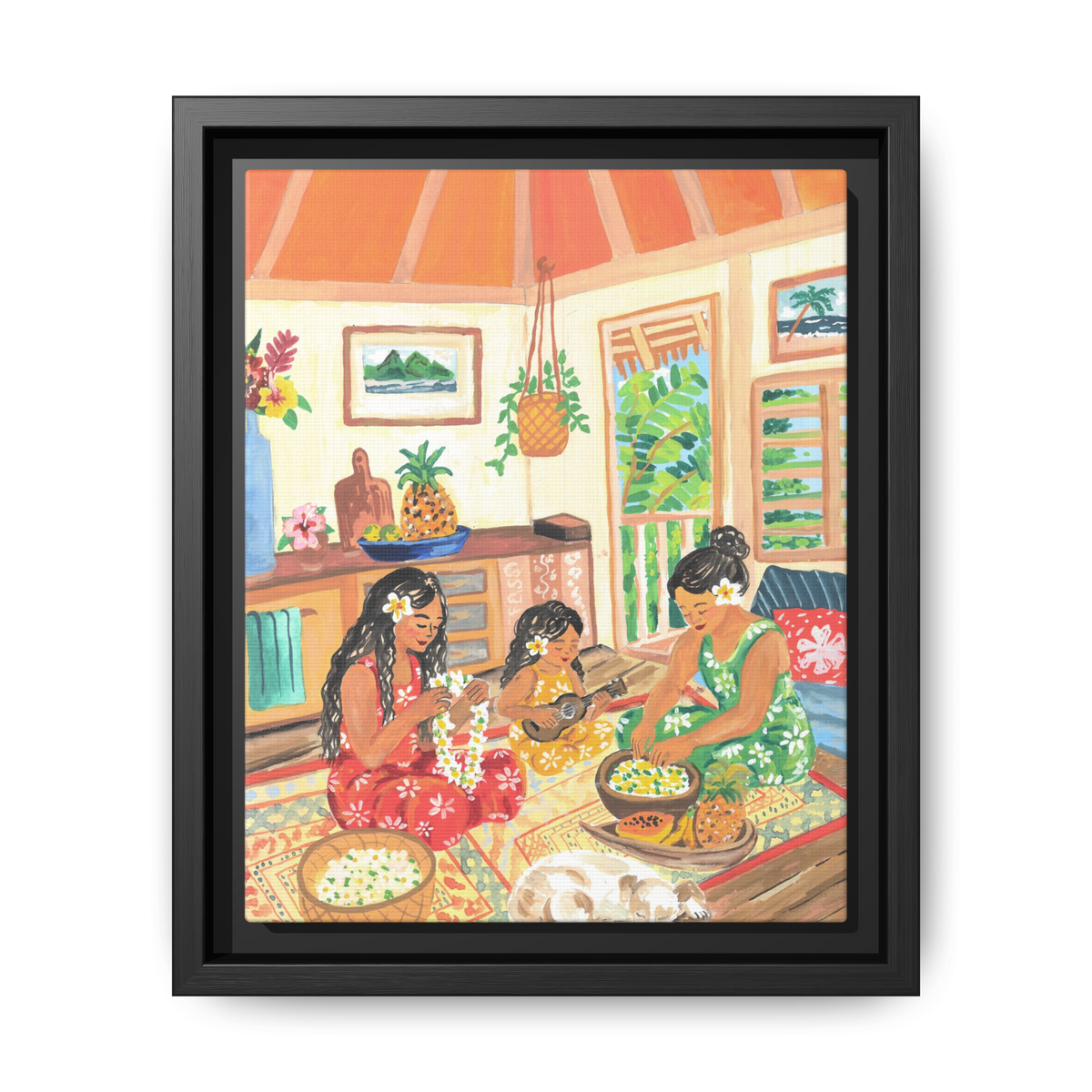 Homegrown - Framed Matte Canvas Art