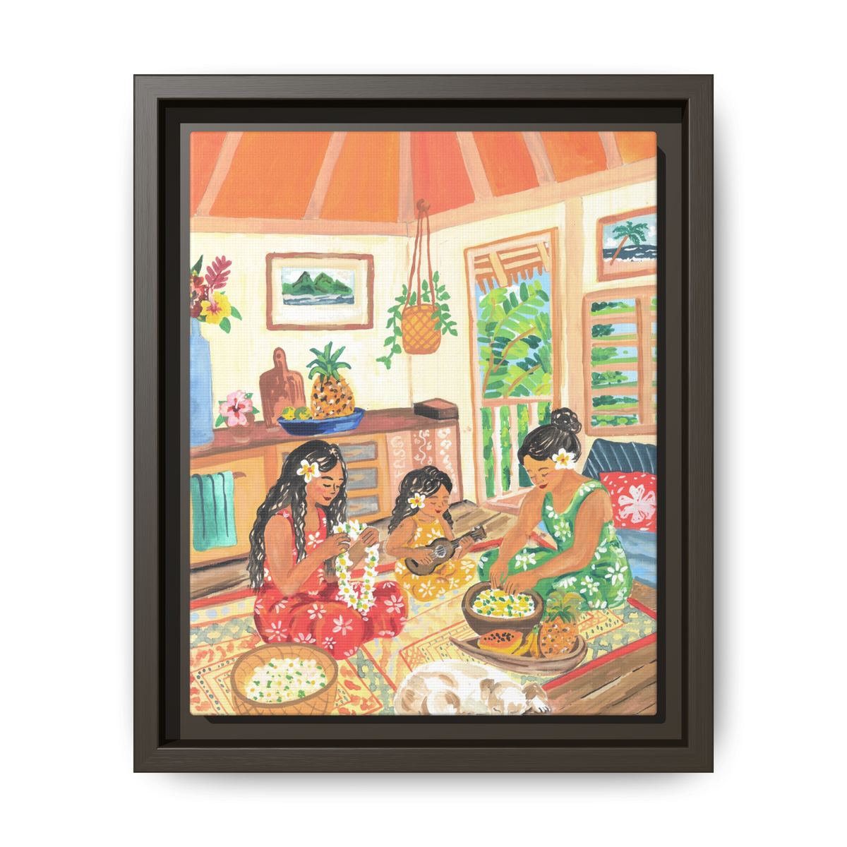 Homegrown - Framed Matte Canvas Art