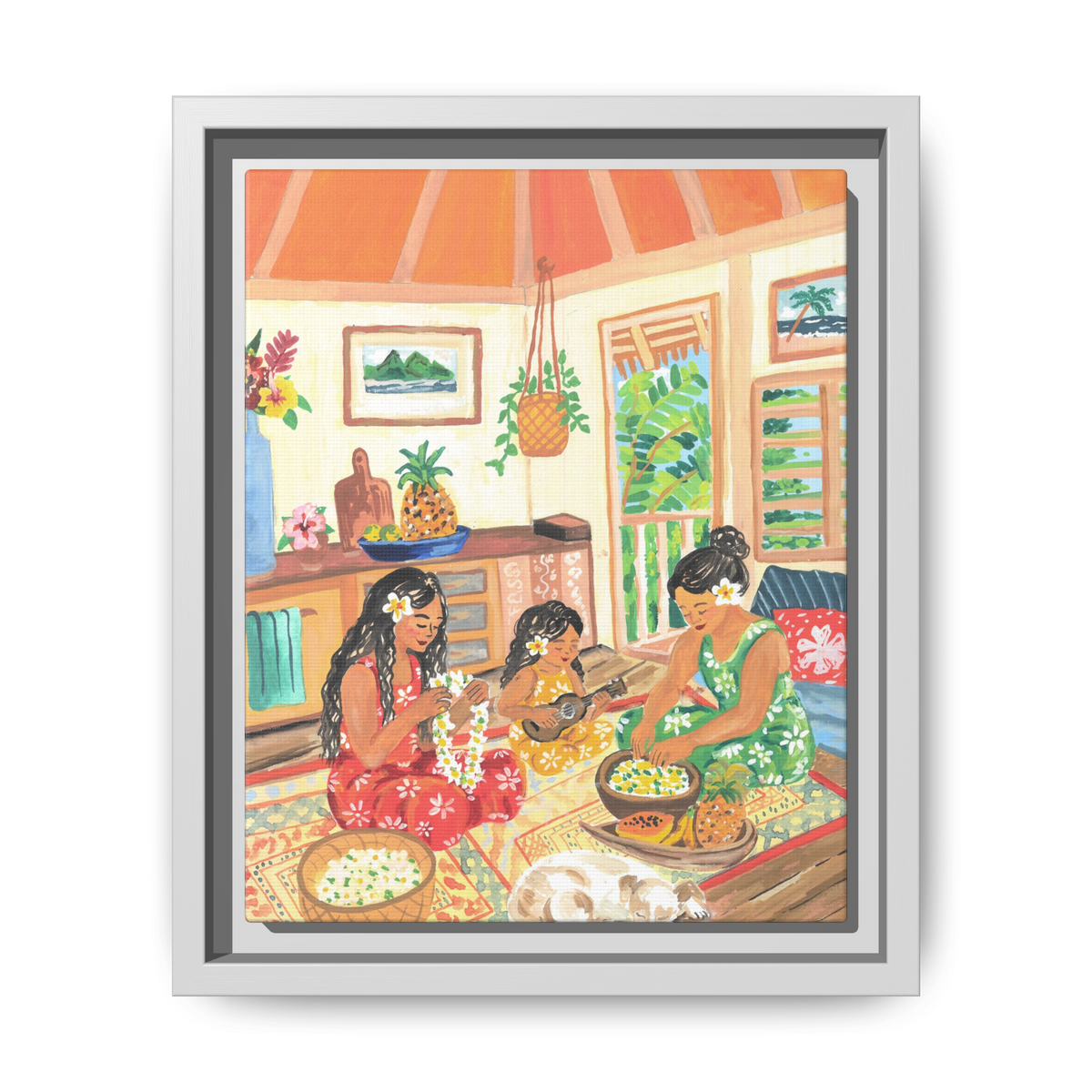 Homegrown - Framed Matte Canvas Art