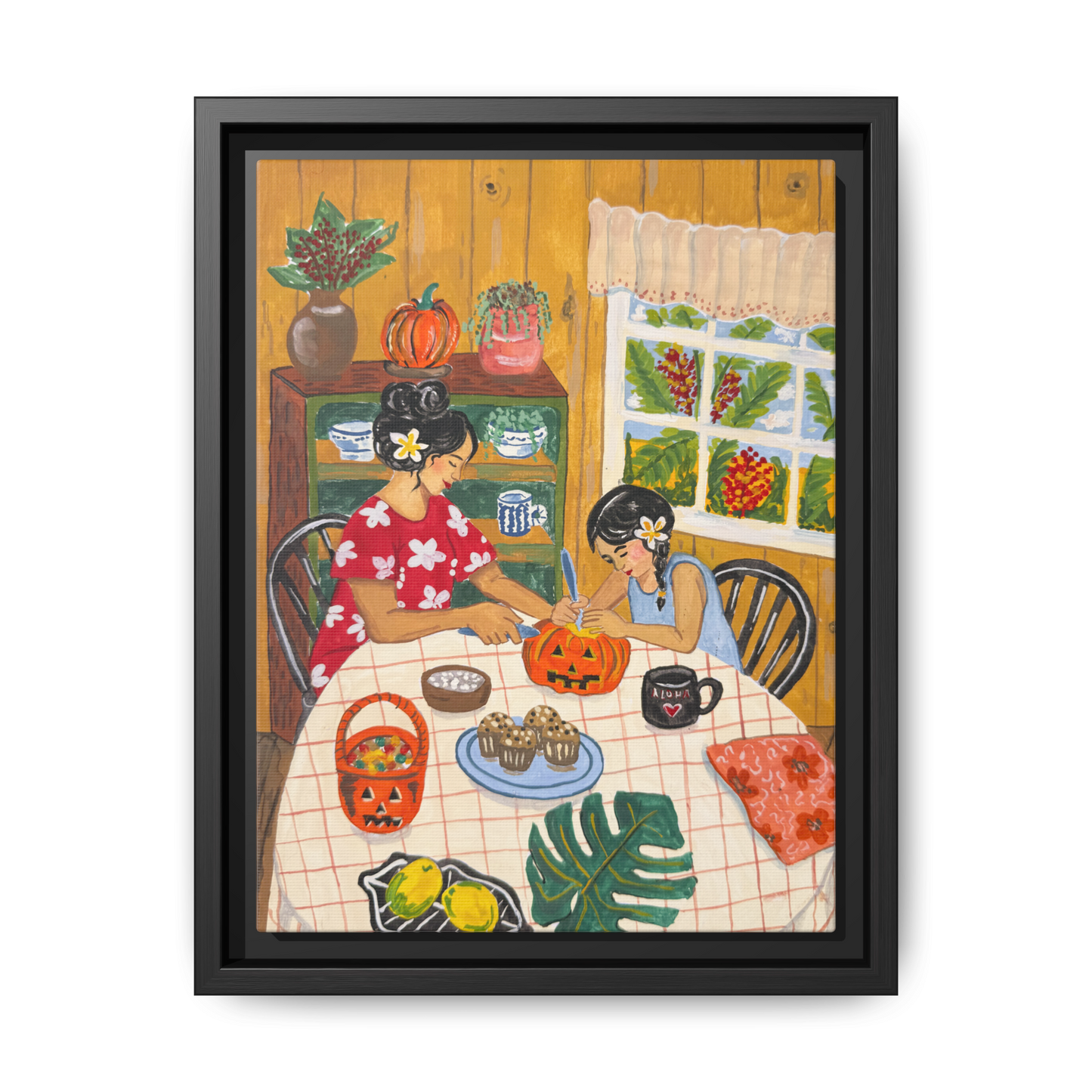 Hilo Halloween - Framed Canvas Print