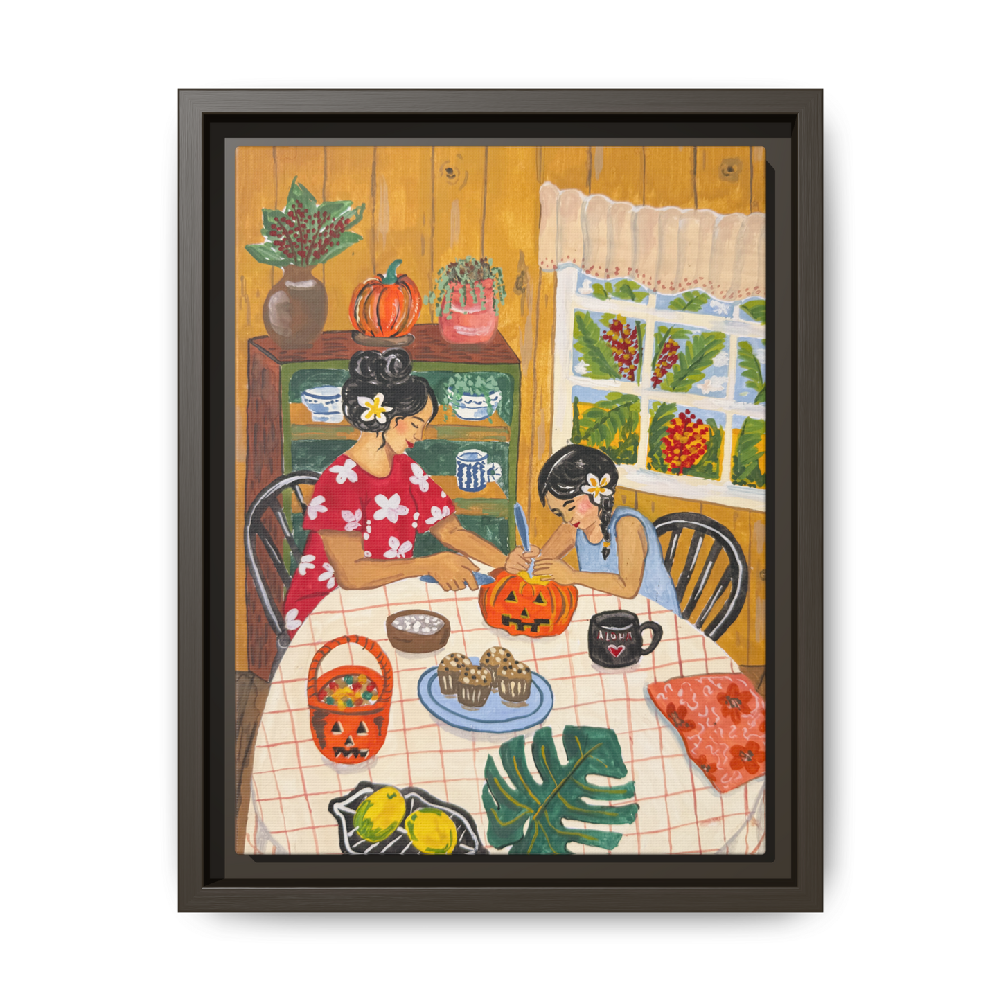 Hilo Halloween - Framed Canvas Print