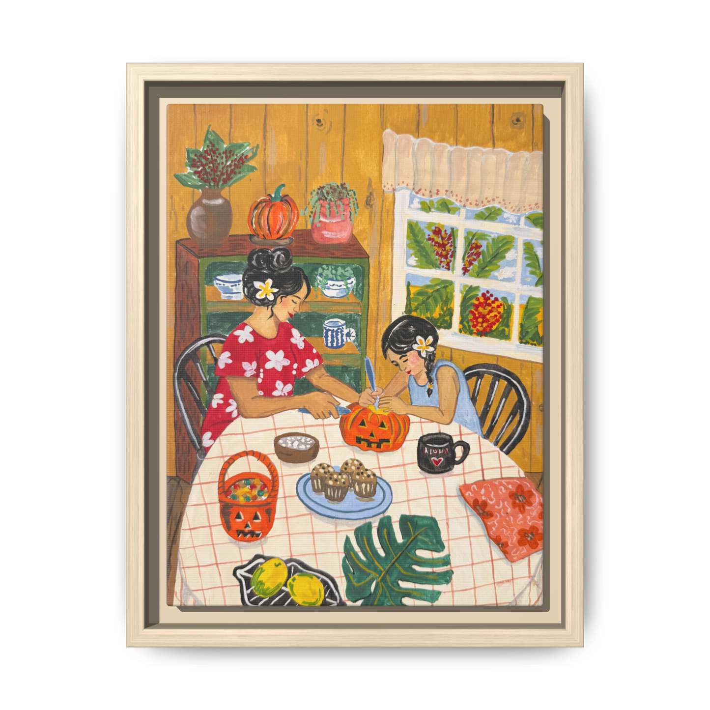 Hilo Halloween - Framed Canvas Print