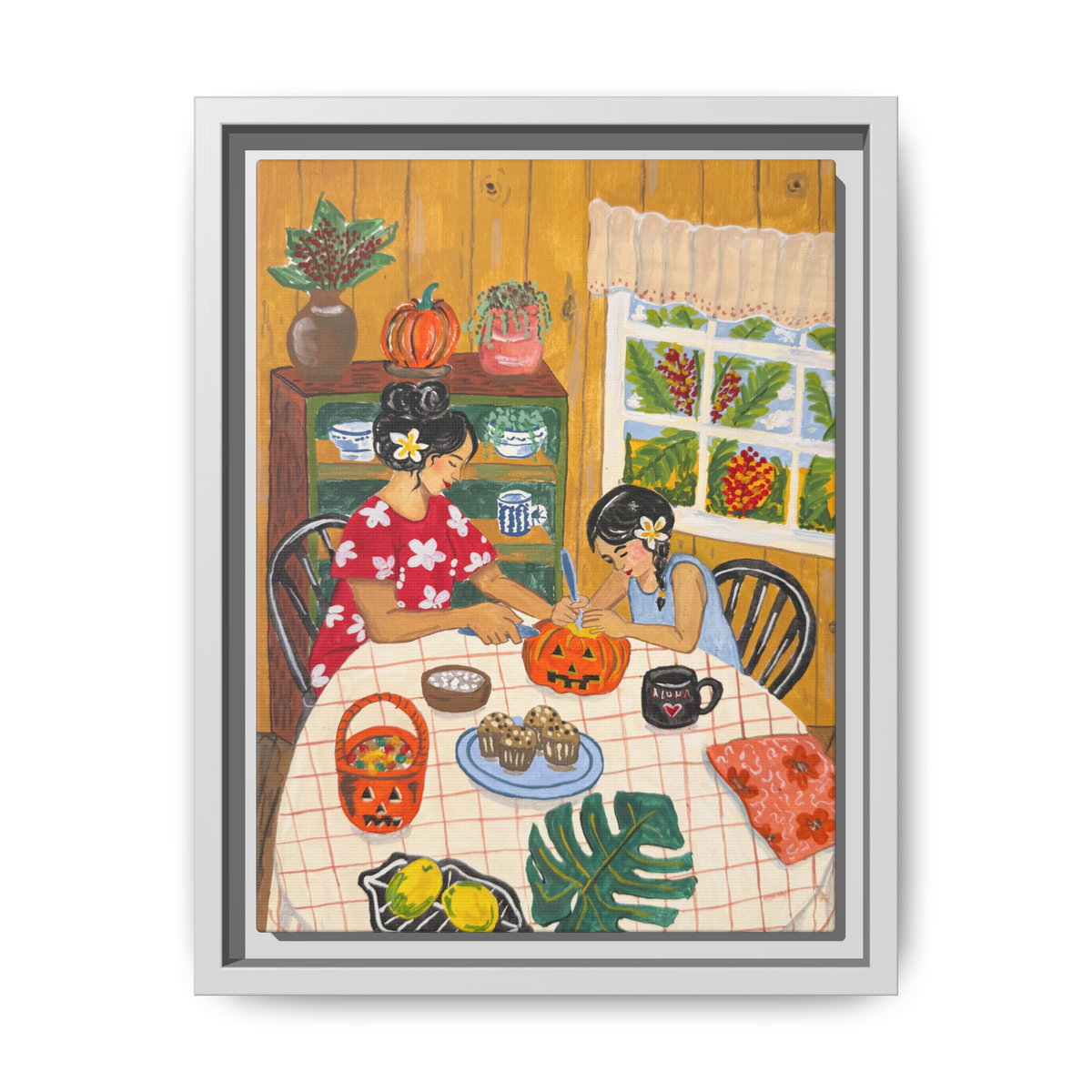 Hilo Halloween - Framed Canvas Print