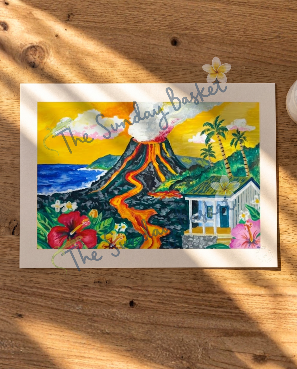 House in Ocean View Unframed Print
