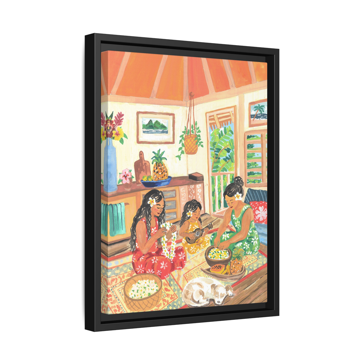 Homegrown - Framed Matte Canvas Art