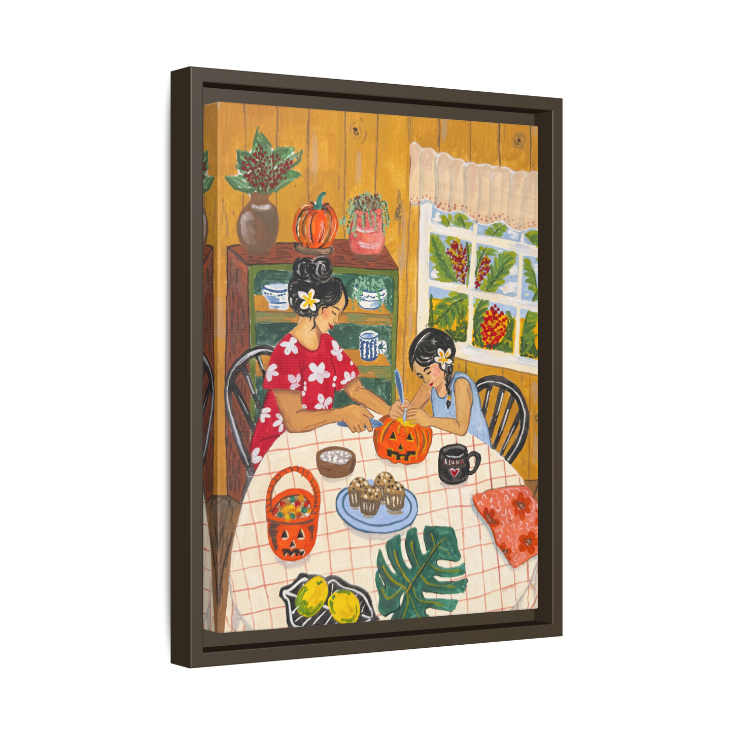 Hilo Halloween - Framed Canvas Print