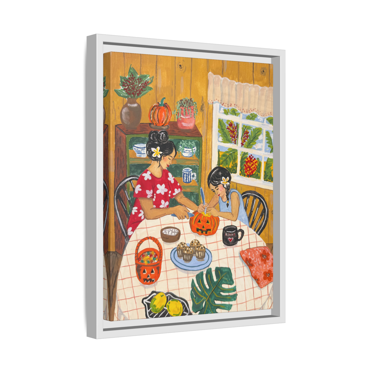 Hilo Halloween - Framed Canvas Print