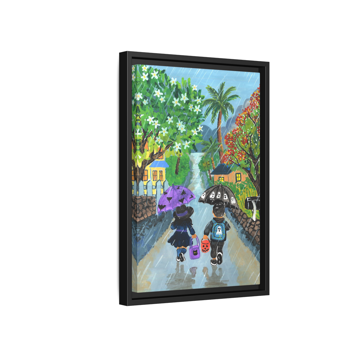 Paradise Park Memories - Framed Canvas Print