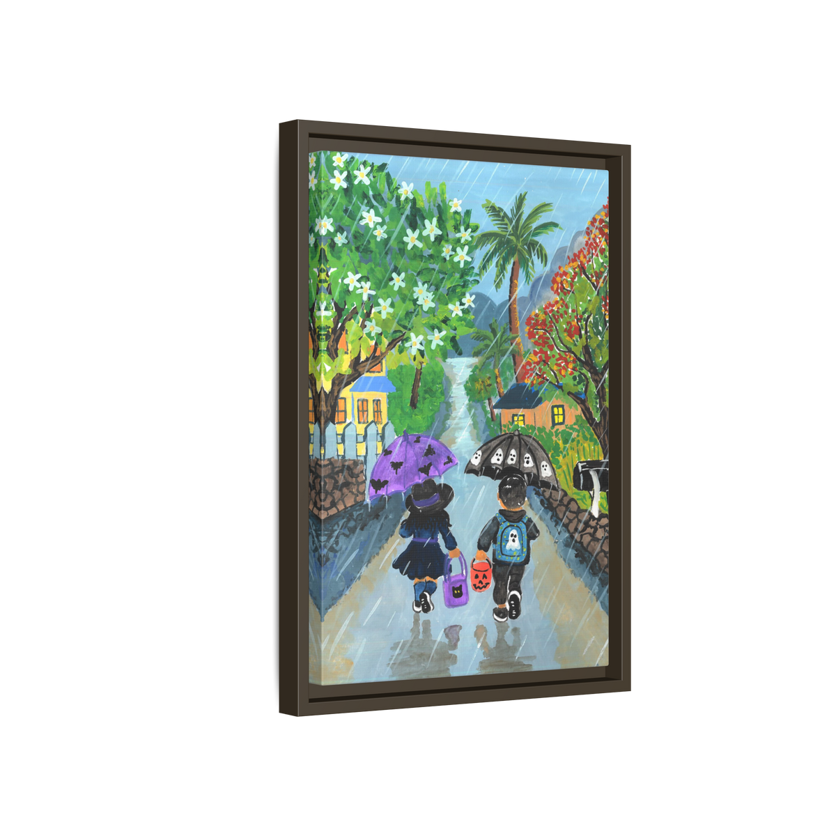 Paradise Park Memories - Framed Canvas Print