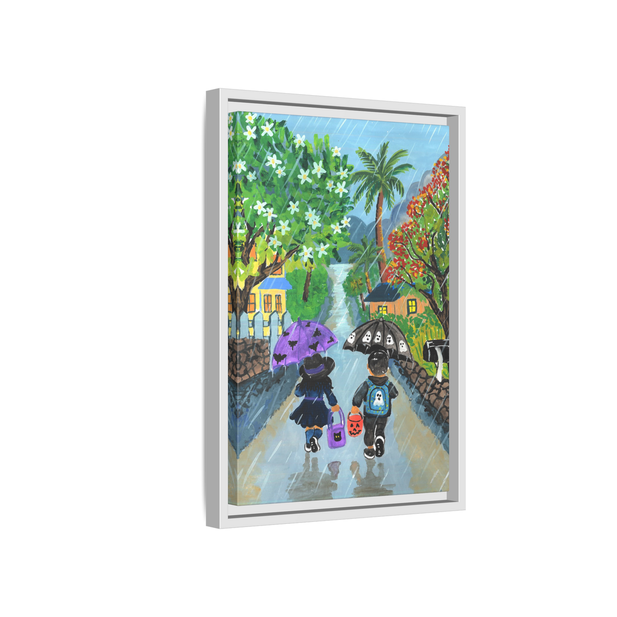 Paradise Park Memories - Framed Canvas Print