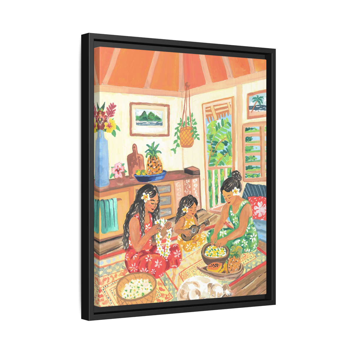 Homegrown - Framed Matte Canvas Art