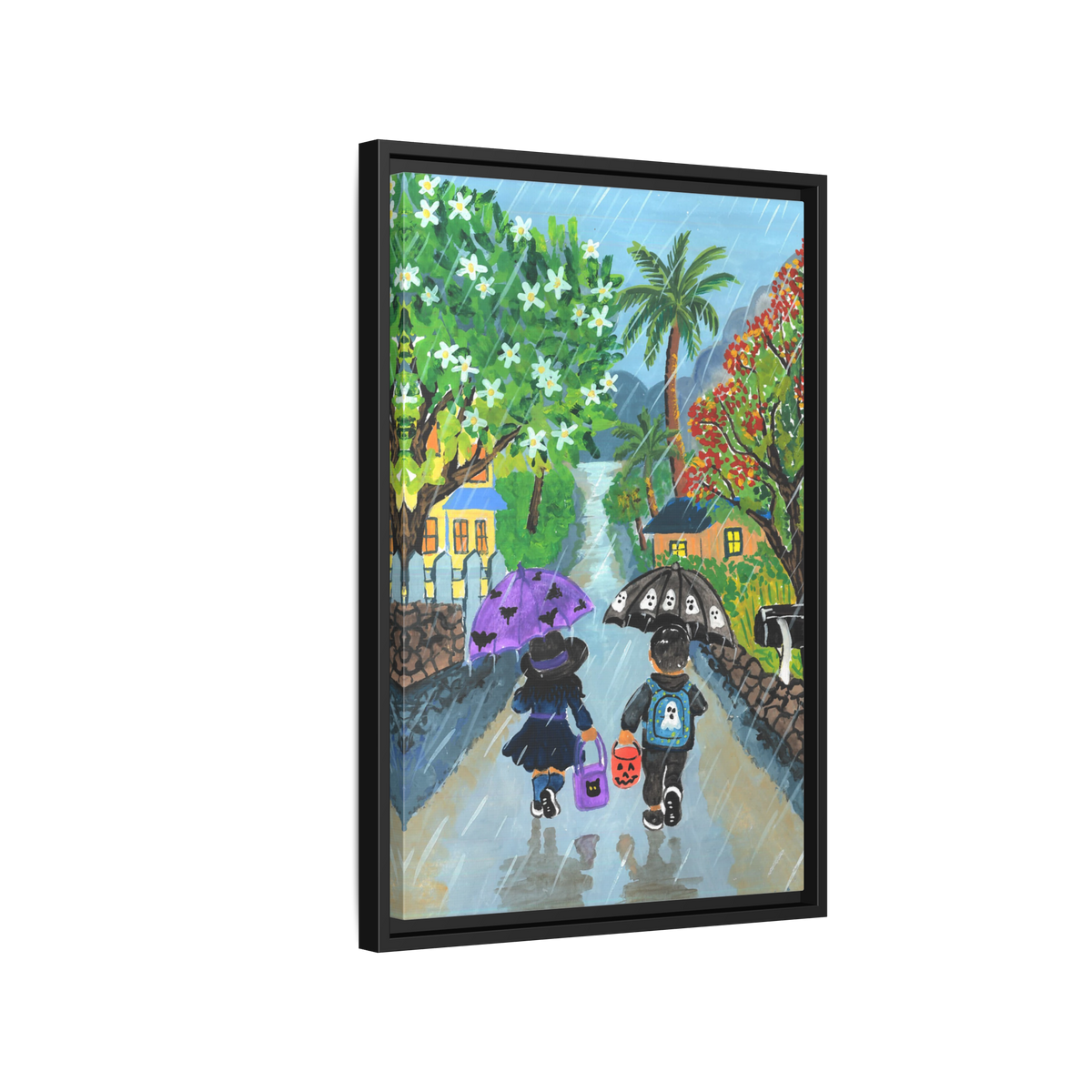 Paradise Park Memories - Framed Canvas Print