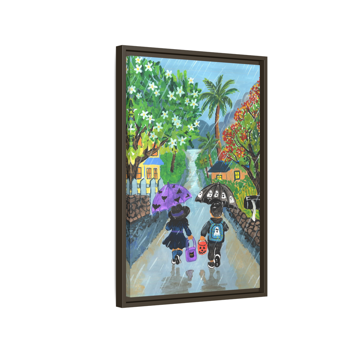 Paradise Park Memories - Framed Canvas Print